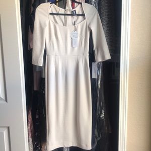 Midi Cream White Dress